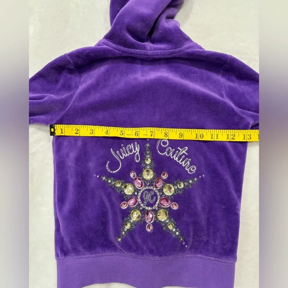 Vintage Juicy Couture Girls Velvet Sweater